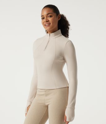 Stand Collar Long Sleeve Fleece Casual Jacket