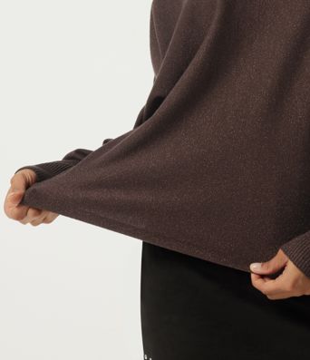 Round Neck Long Sleeve Tie Back Casual Sweater Round Neck Long Sleeve Tie Back Casual Sweater