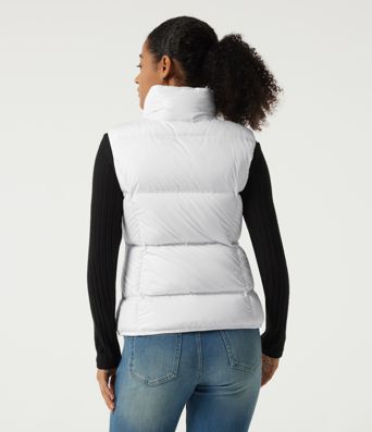High Neck Quilted Puffer Casual Down Vest with Pockets