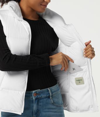High Neck Quilted Puffer Casual Down Vest with Pockets