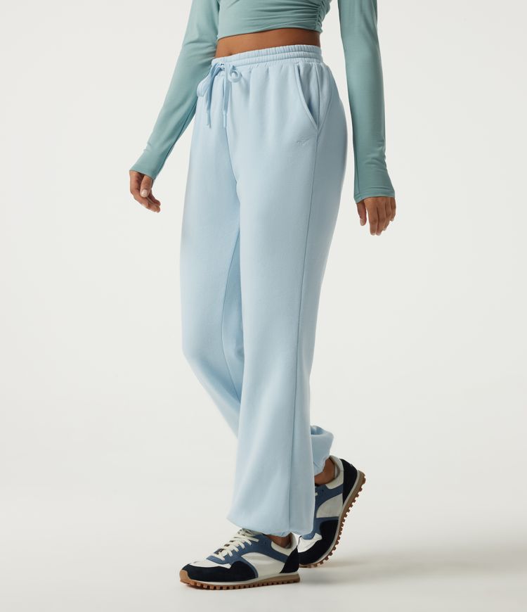 Mid Rise Drawstring Fleece Casual Cotton Joggers with Pockets