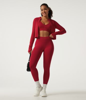High Waisted Seamless Flow Yoga Leggings