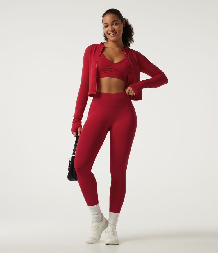 High Waisted Seamless Flow Yoga Leggings
