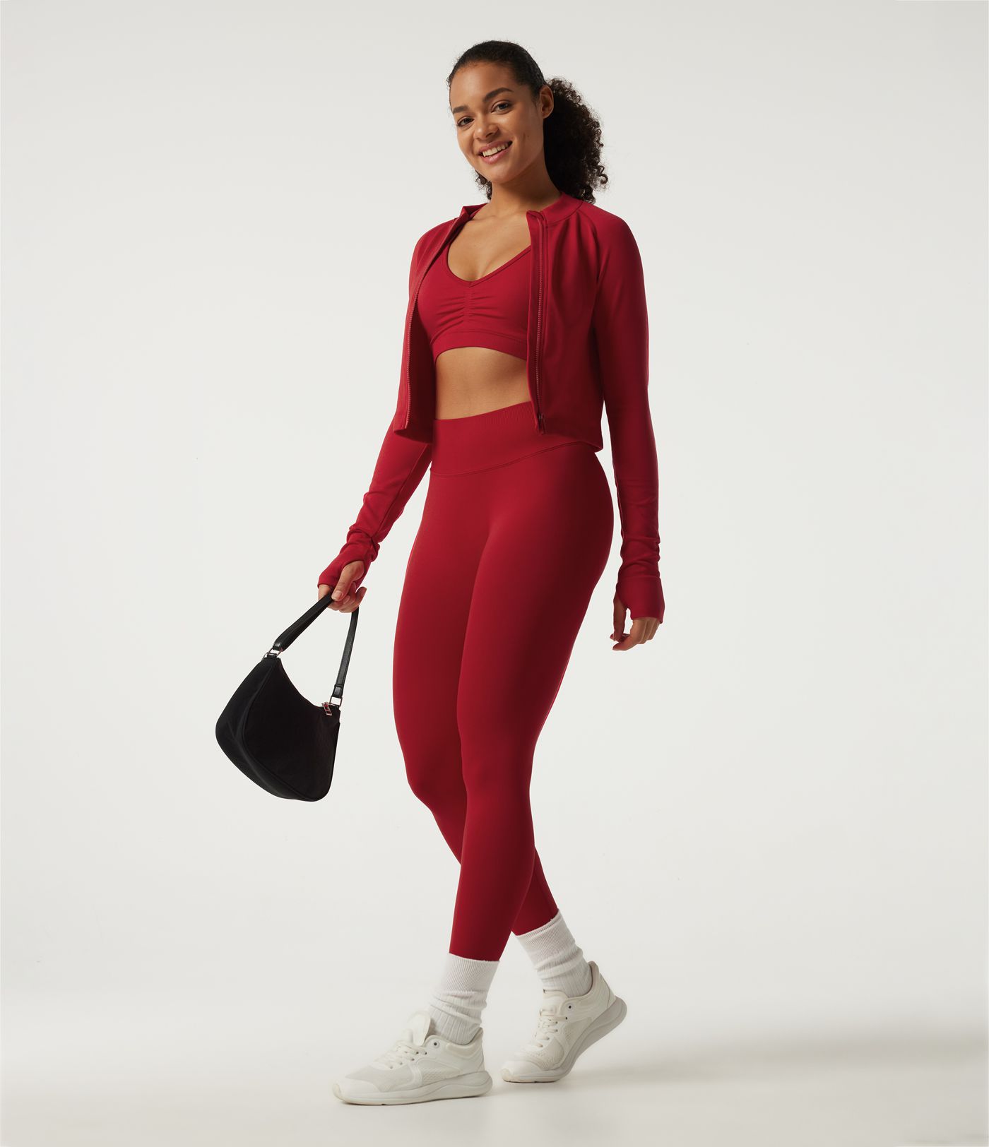 OneForm Seamless Flow Low Support Sweetheart Neck Built-in Bra Yoga Sports Bra 