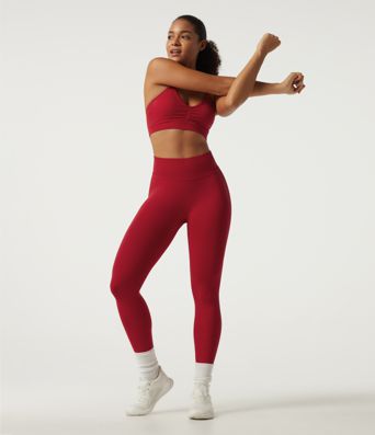 OneForm Seamless Flow Low Support Sweetheart Neck Built-in Bra Yoga Sports Bra 