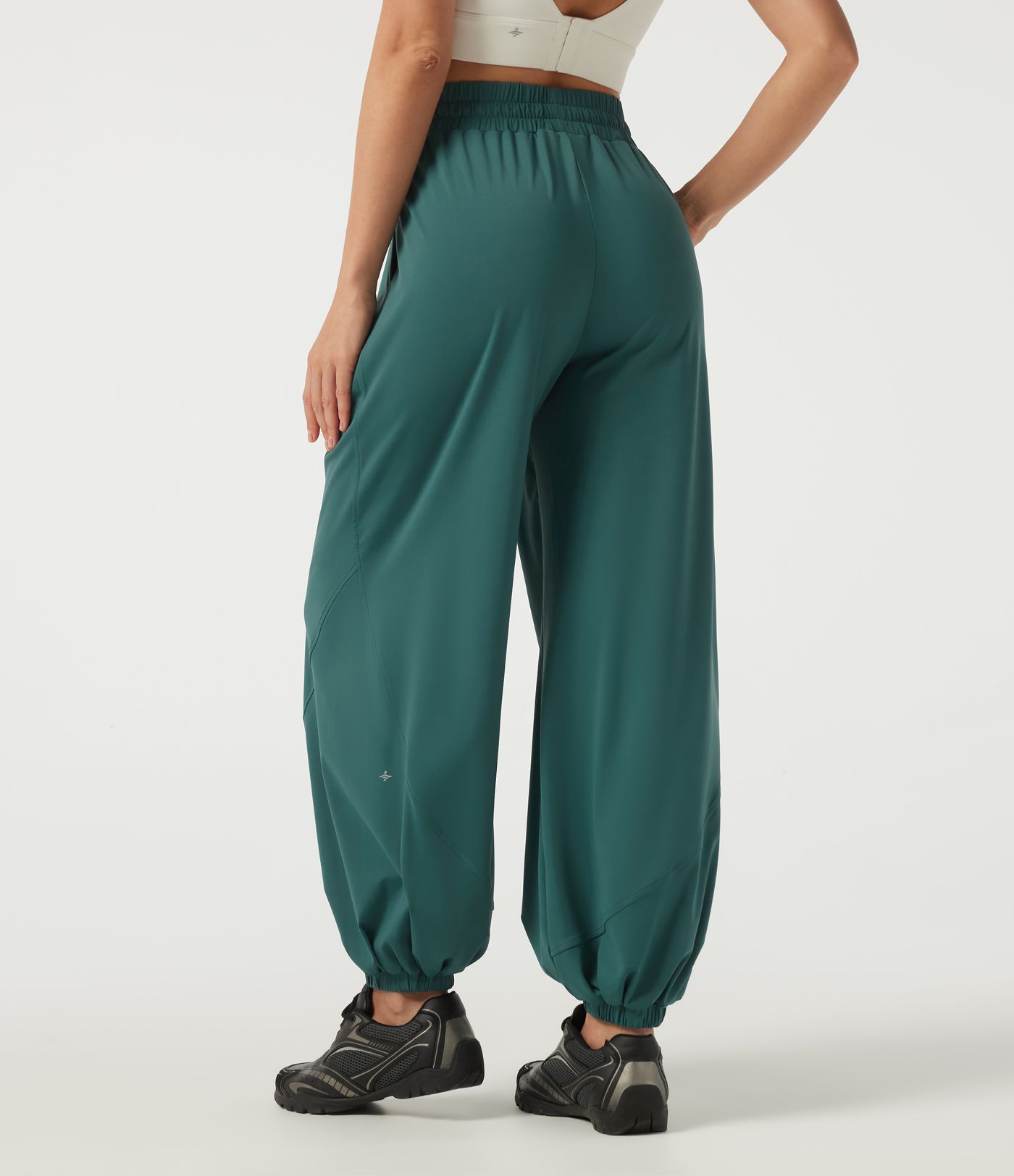 High Waisted Drawstring Running Joggers with Pockets High Waisted Drawstring Running Joggers with Pockets