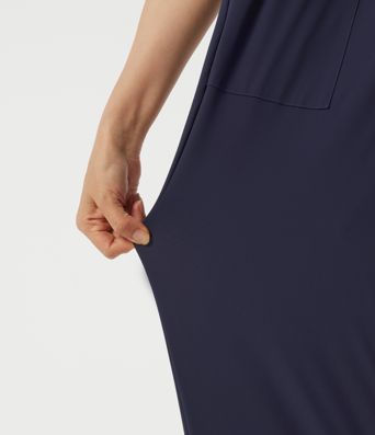 Wanderhose mit mittelhohem Bund, Seitentaschen und Kordelzug - selbstglättend, schnelltrocknend, UPF40+ Wanderhose mit mittelhohem Bund, Seitentaschen und Kordelzug - selbstglättend, schnelltrocknend, UPF40+