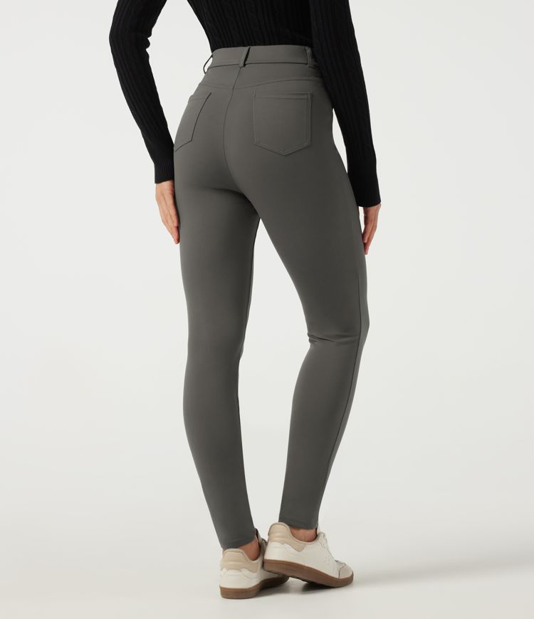 Halara Flex™ DayStretch High Waisted Slim Work Pants with Pockets Halara Flex™ DayStretch High Waisted Slim Work Pants with Pockets