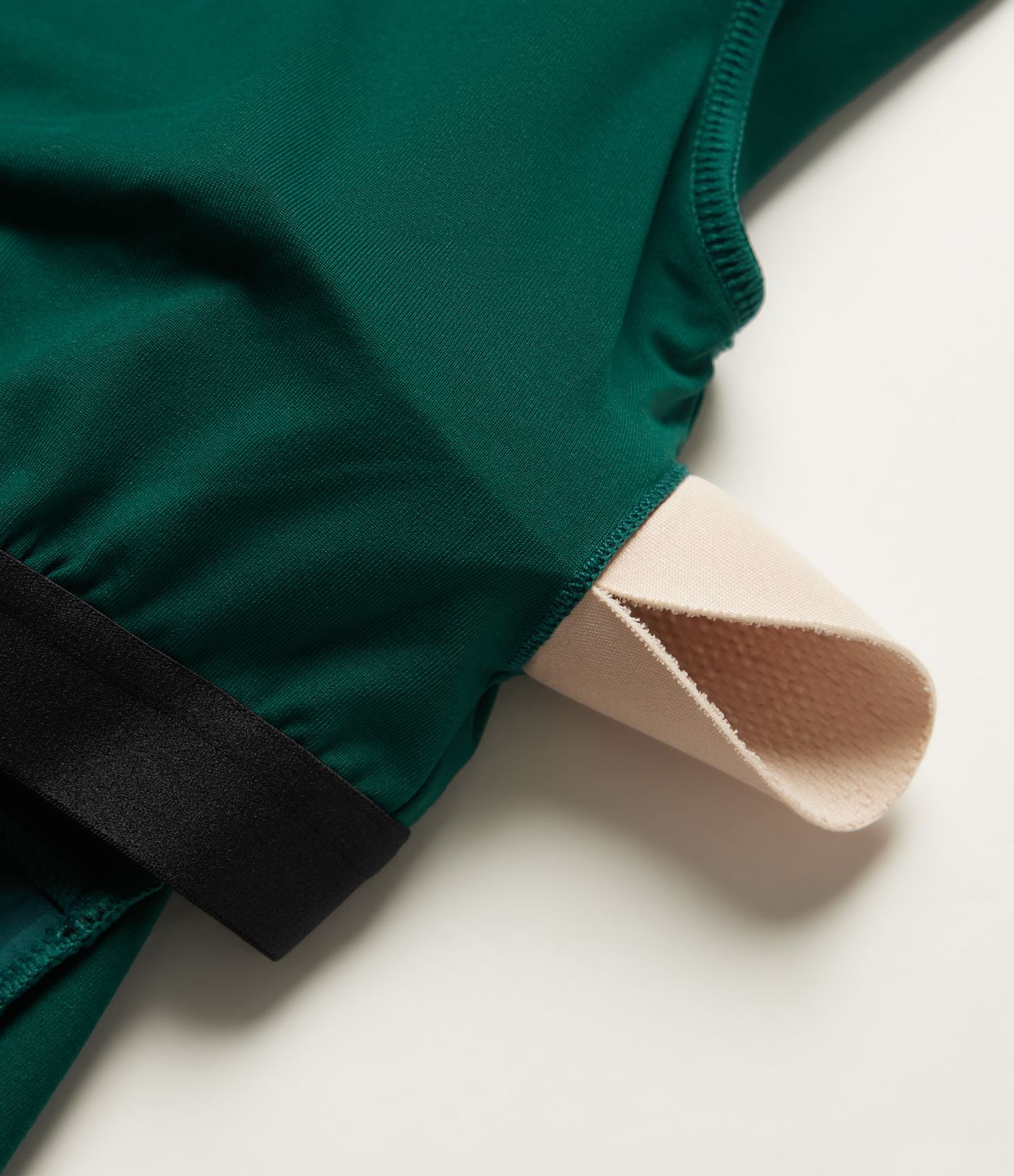 Square Neck Long Sleeve Built-in Bra Wide Leg Casual Jumpsuit with Pockets-Easy Peezy Edition