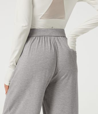 Mid Rise Drawstring Barrel Leg Casual Pants with Pockets Mid Rise Drawstring Barrel Leg Casual Pants with Pockets