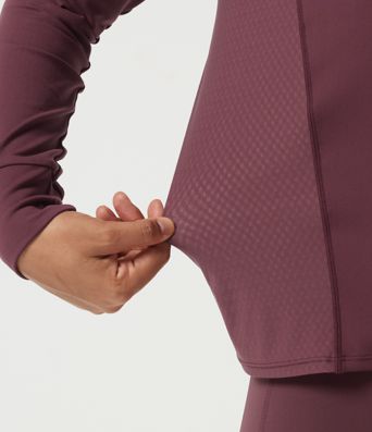 Round Neck Long Sleeve Contrast Mesh Quick Dry Workout Sweatshirt Round Neck Long Sleeve Contrast Mesh Quick Dry Workout Sweatshirt