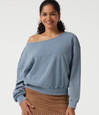 Boat Neck Batwing Long Sleeve Casual Sweatshirt Boat Neck Batwing Long Sleeve Casual Sweatshirt