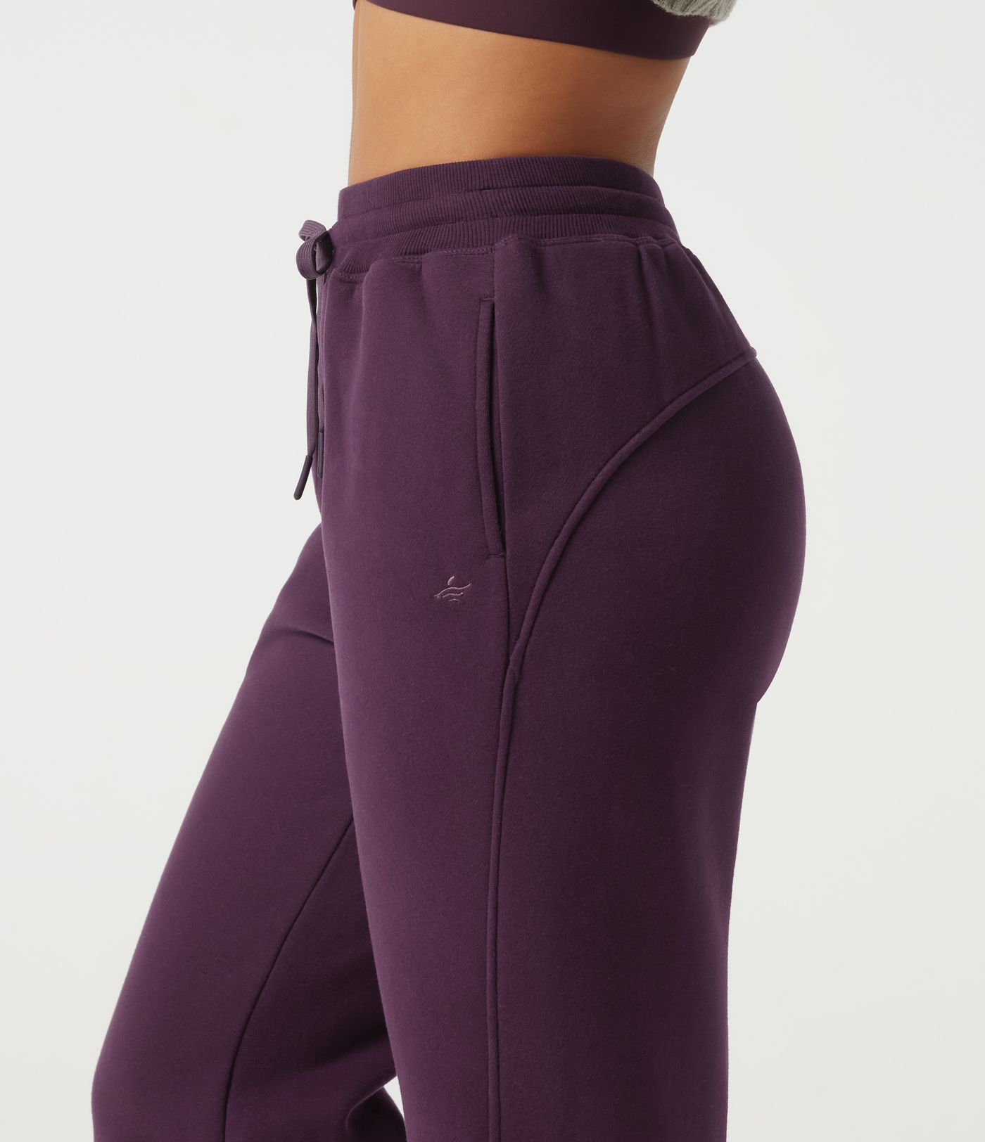 High Waisted Drawstring Baggy Fleece Casual Cotton Sweatpants with Pockets High Waisted Drawstring Baggy Fleece Casual Cotton Sweatpants with Pockets