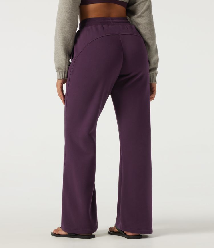 High Waisted Drawstring Baggy Fleece Casual Cotton Sweatpants with Pockets High Waisted Drawstring Baggy Fleece Casual Cotton Sweatpants with Pockets
