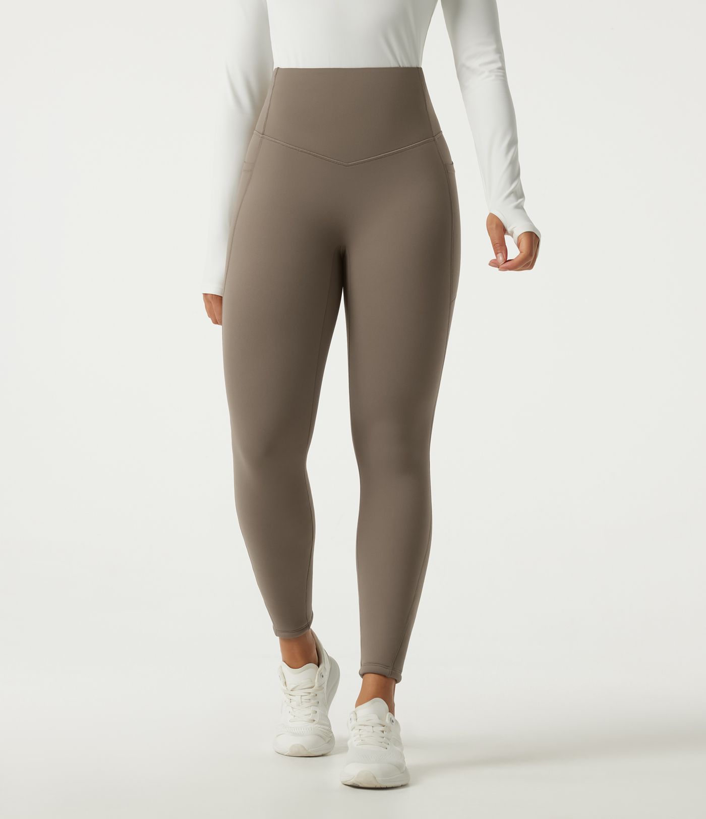 Halara UltraSculpt™ High Waisted Tummy Control Fleece Yoga Leggings with Pockets Halara UltraSculpt™ High Waisted Tummy Control Fleece Yoga Leggings with Pockets