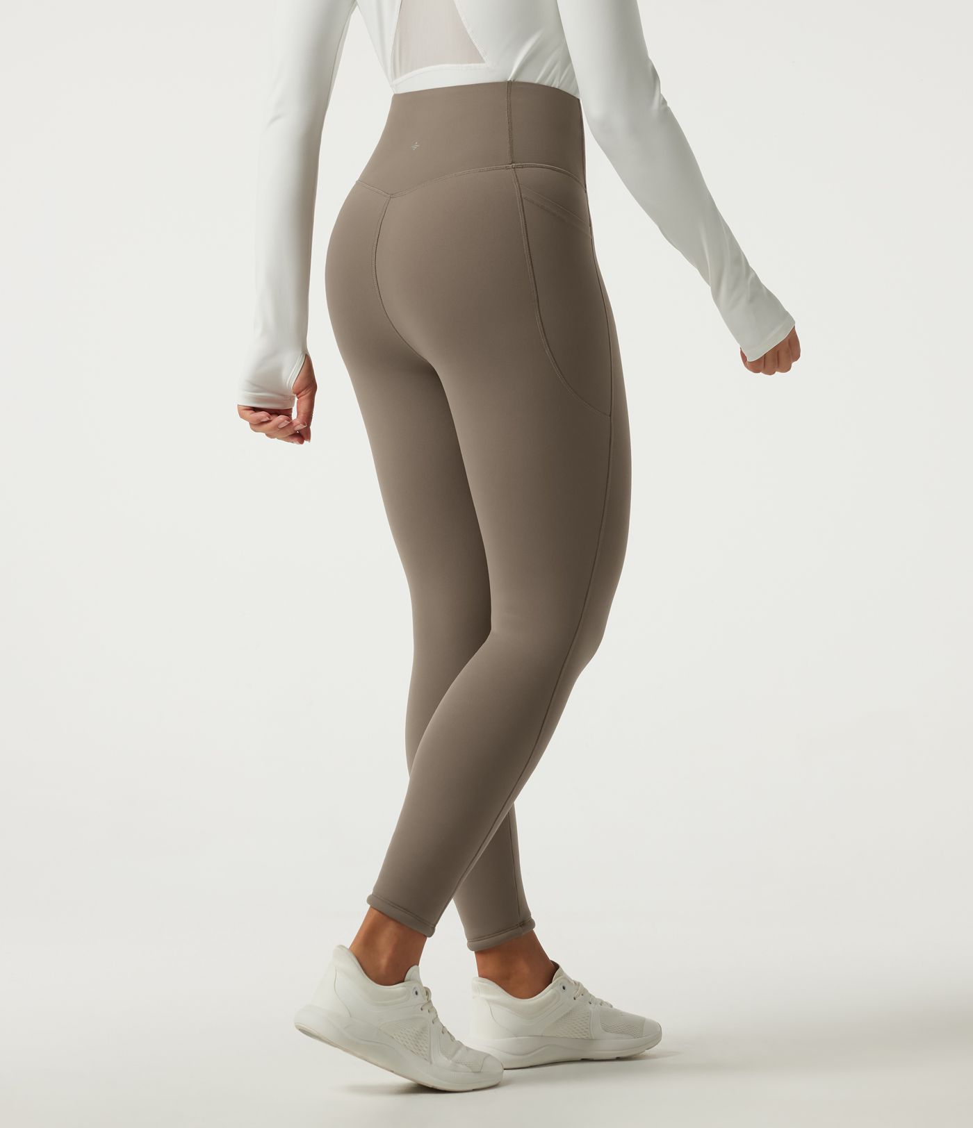 Halara UltraSculpt™ High Waisted Tummy Control Fleece Yoga Leggings with Pockets Halara UltraSculpt™ High Waisted Tummy Control Fleece Yoga Leggings with Pockets