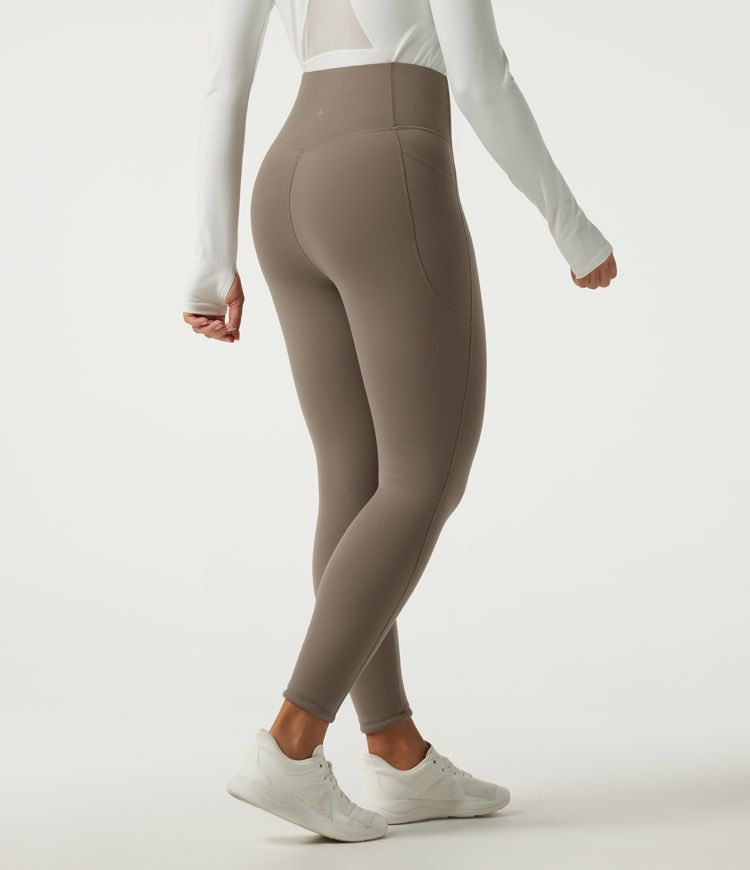 Halara UltraSculpt™ High Waisted Tummy Control Fleece Yoga Leggings with Pockets Halara UltraSculpt™ High Waisted Tummy Control Fleece Yoga Leggings with Pockets