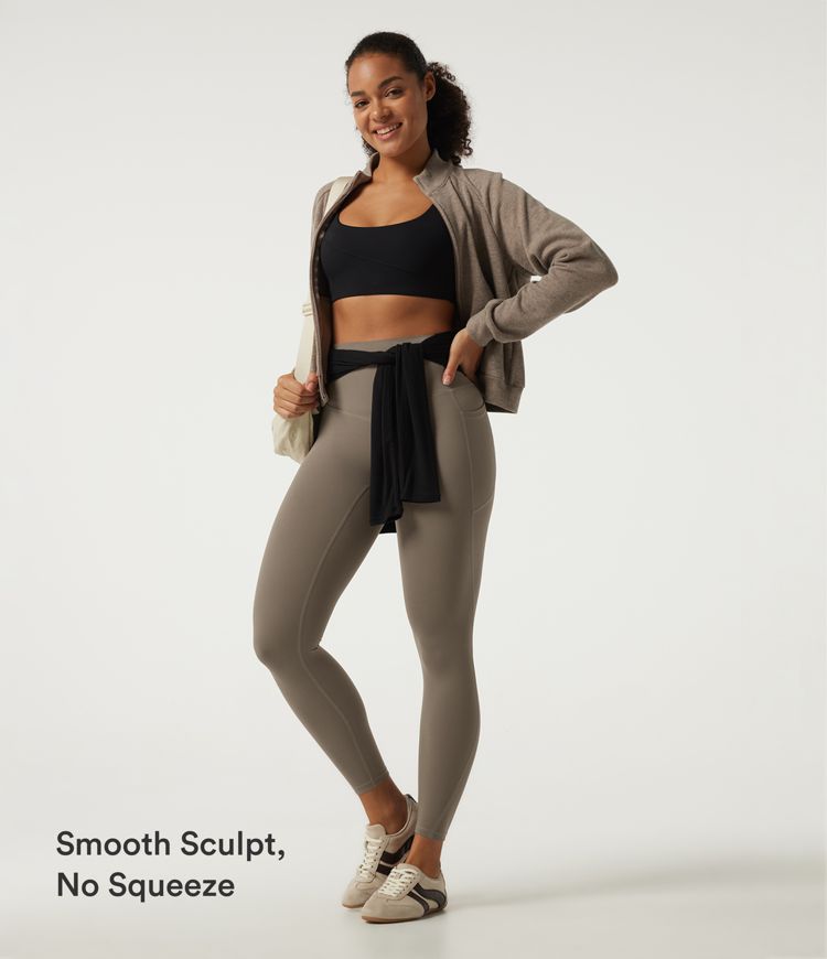 Halara UltraSculpt™ High Waisted Tummy Control Skinny Yoga Leggings with Pockets Halara UltraSculpt™ High Waisted Tummy Control Skinny Yoga Leggings with Pockets