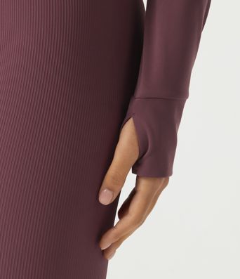 Halara UltraSculpt™ veste de yoga pour silhouettes courbes, col montant, manches longues et ceinture à boucle