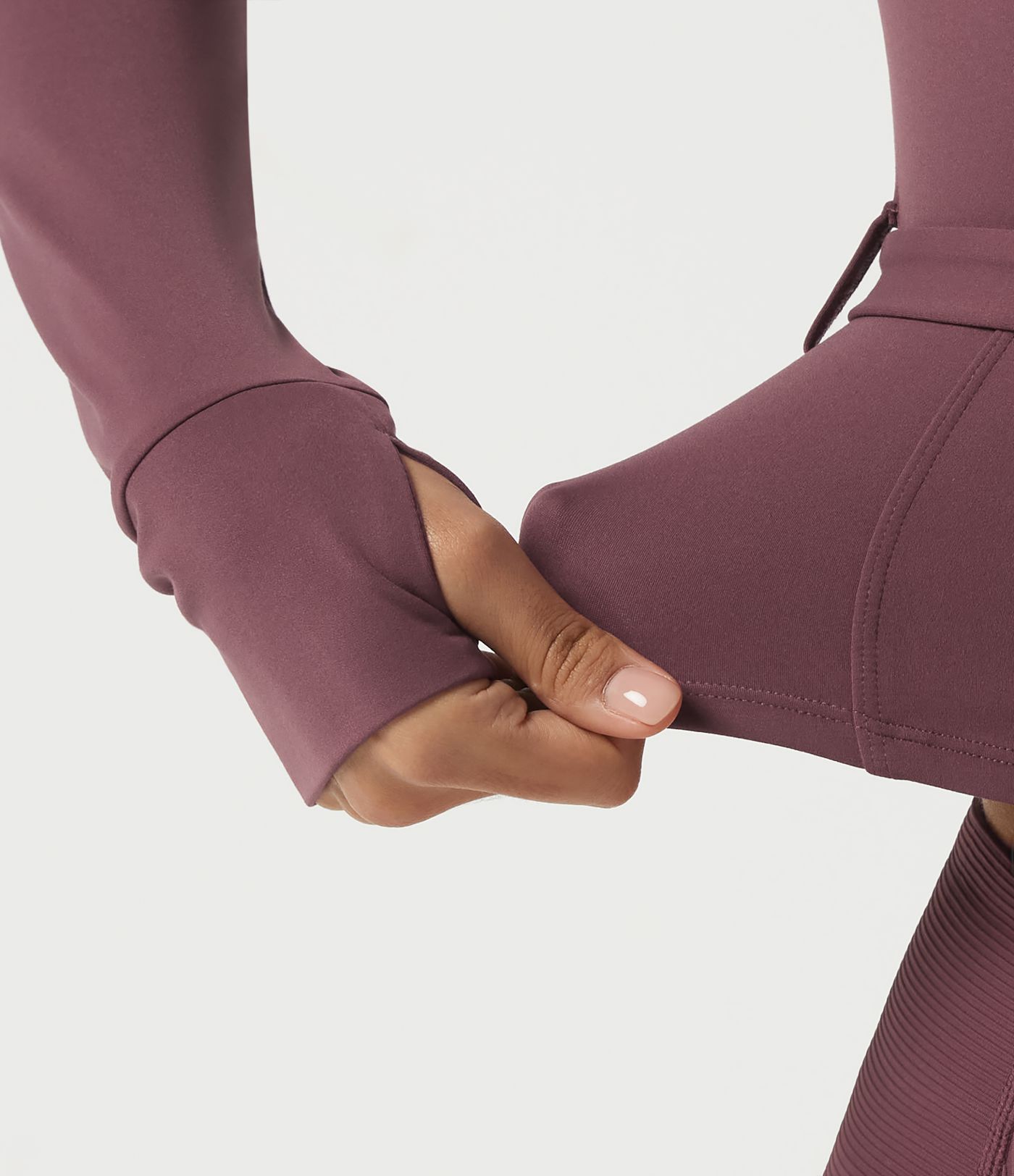 Halara UltraSculpt™ veste de yoga pour silhouettes courbes, col montant, manches longues et ceinture à boucle
