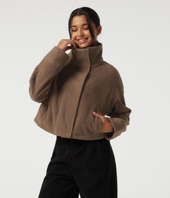 High Neck Long Sleeve Workout Jacket High Neck Long Sleeve Workout Jacket