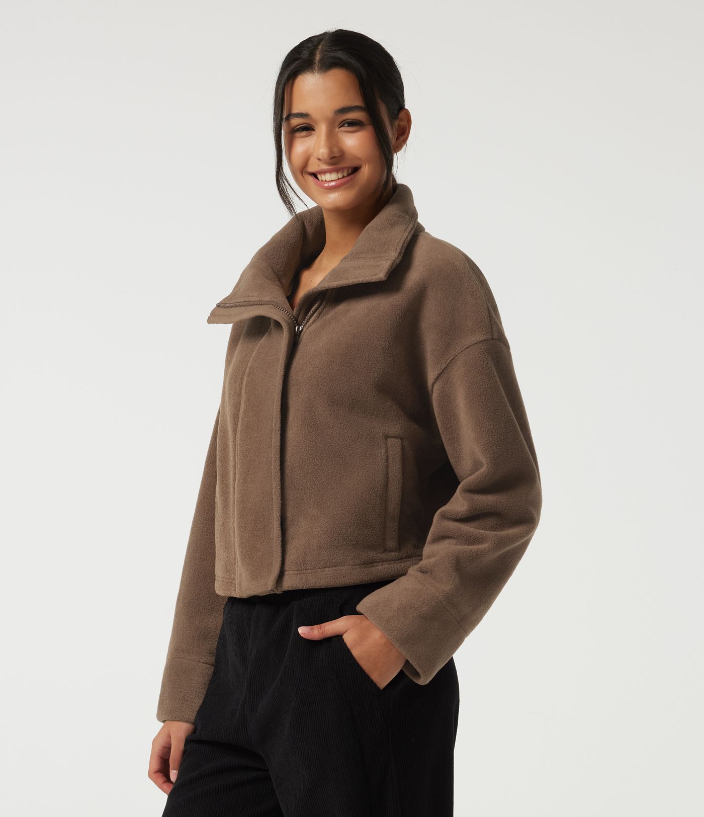 High Neck Long Sleeve Workout Jacket High Neck Long Sleeve Workout Jacket