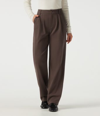 Mid Rise Straight Leg Work Cotton Pants with Pockets Mid Rise Straight Leg Work Cotton Pants with Pockets