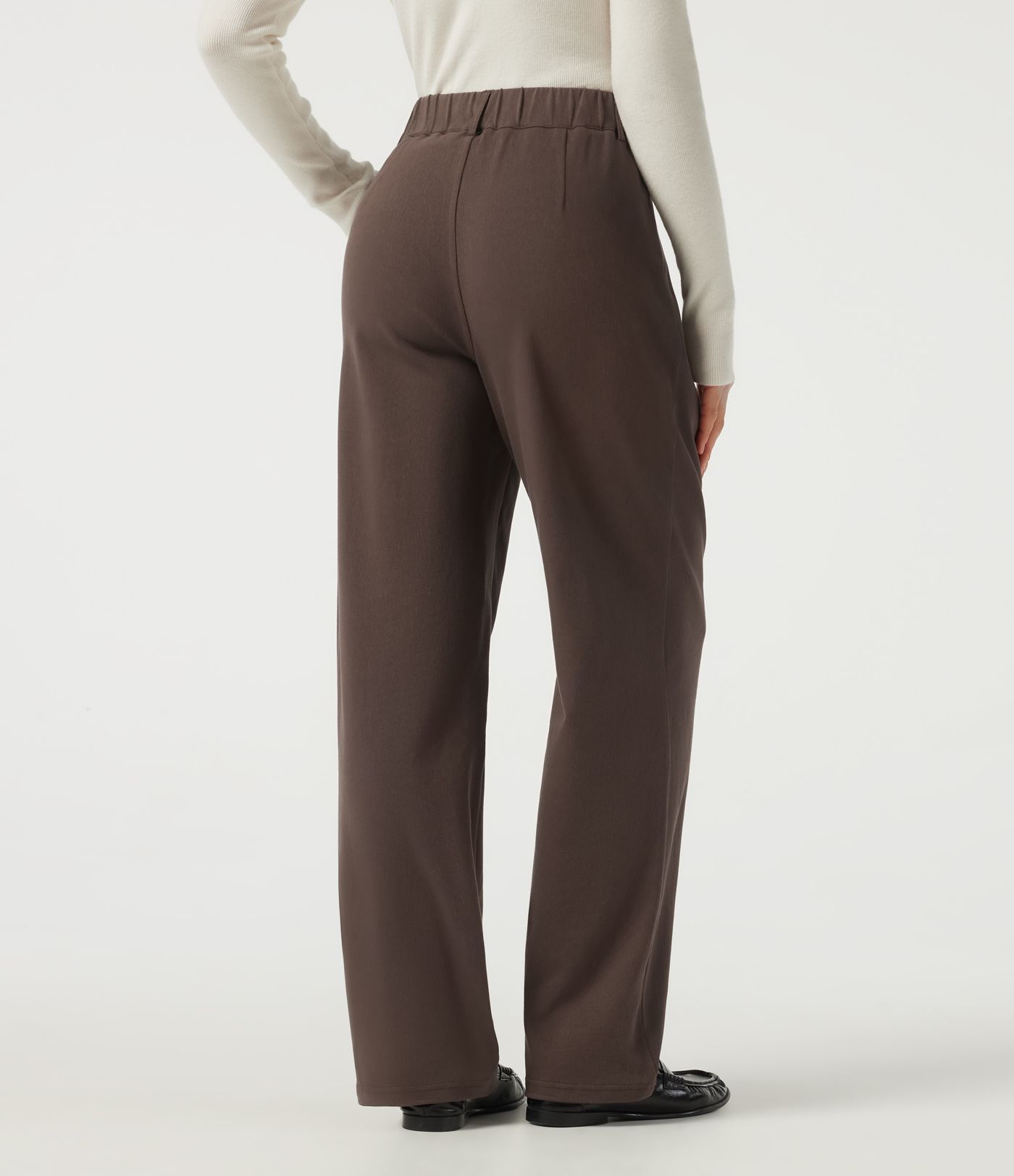 Mid Rise Straight Leg Work Cotton Pants with Pockets Mid Rise Straight Leg Work Cotton Pants with Pockets