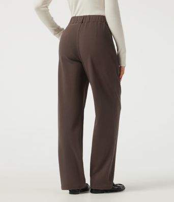 Mid Rise Straight Leg Work Cotton Pants with Pockets Mid Rise Straight Leg Work Cotton Pants with Pockets