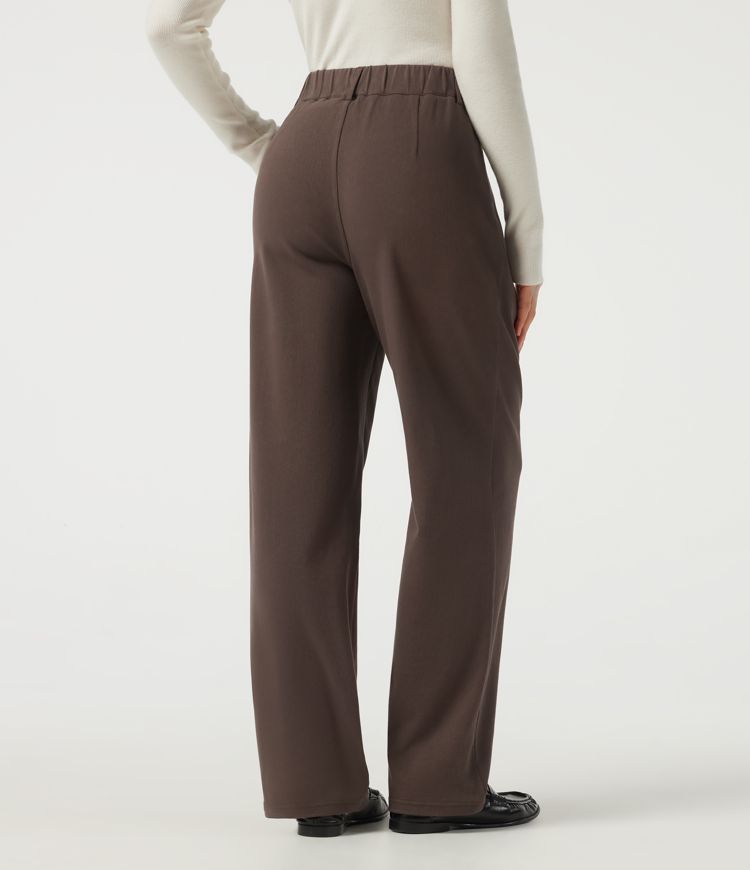 Mid Rise Straight Leg Work Cotton Pants with Pockets Mid Rise Straight Leg Work Cotton Pants with Pockets