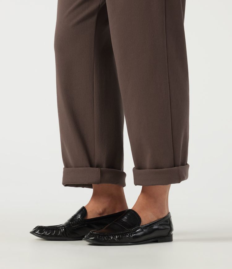 Mid Rise Straight Leg Work Cotton Pants with Pockets Mid Rise Straight Leg Work Cotton Pants with Pockets