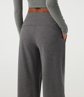 Mid Rise Drawstring Baggy Quick Dry Casual Sweatpants with Pockets Mid Rise Drawstring Baggy Quick Dry Casual Sweatpants with Pockets