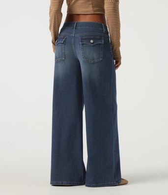 Halara Flex™ Low Rise Baggy Casual Cotton Jeans with Pockets
