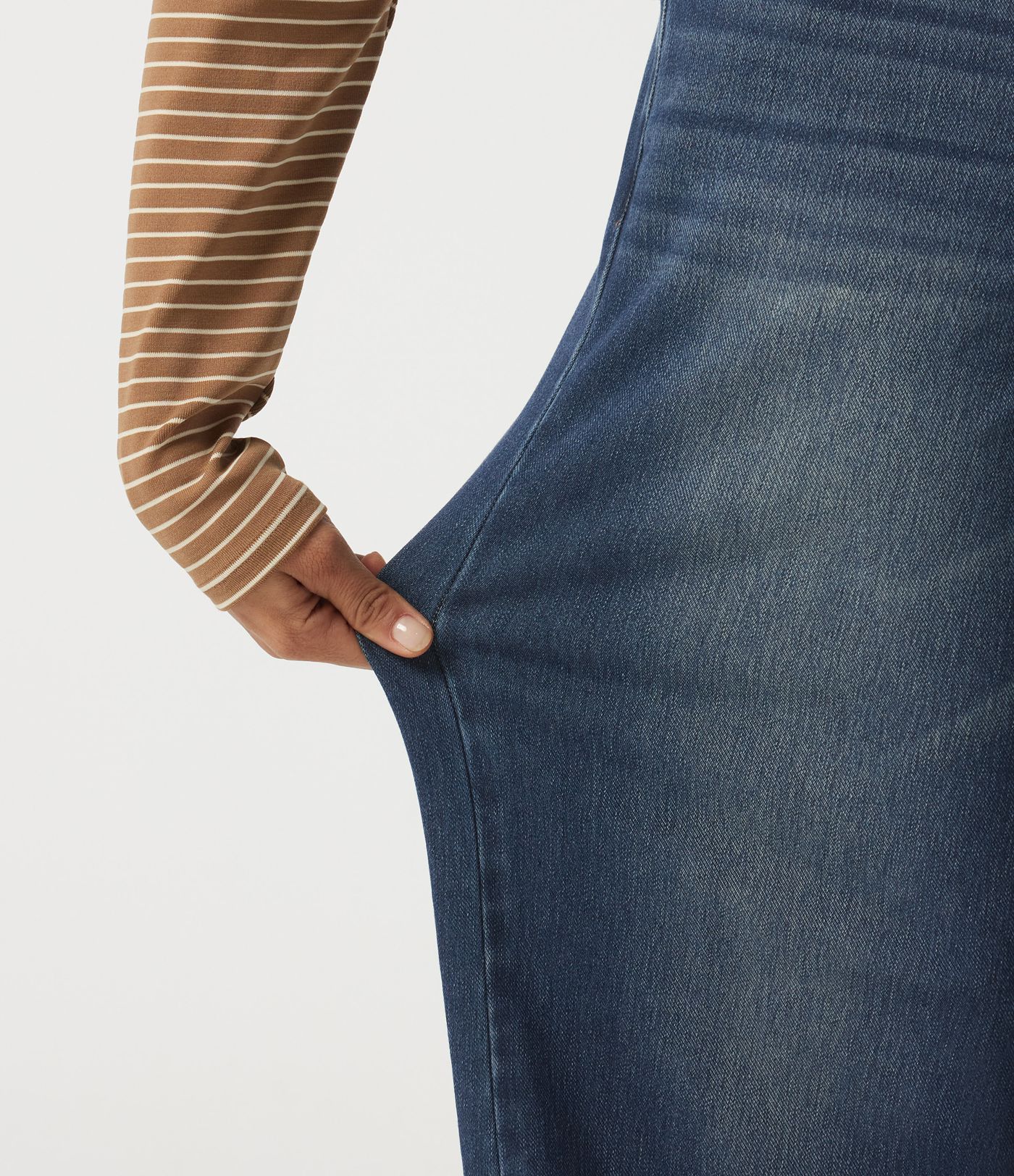 Halara Flex™ Low Rise Baggy Casual Cotton Jeans with Pockets
