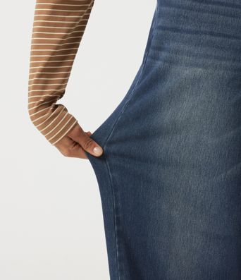 Halara Flex™ Low Rise Baggy Casual Cotton Jeans with Pockets