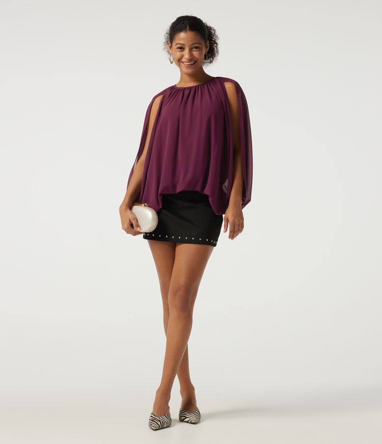 Round Neck Sleeveless Plaid Party Shirt
