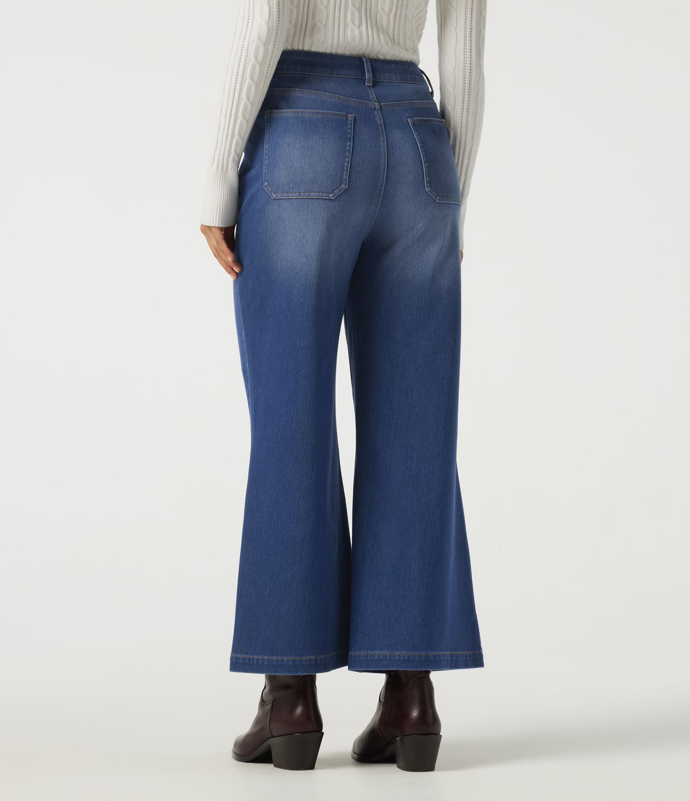 Halara Flex™ Mid Rise Relaxed Casual Flare Jeans with Pockets