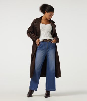 Halara Flex™ Mid Rise Relaxed Casual Flare Jeans with Pockets