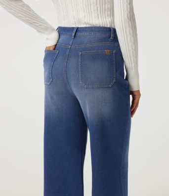 Halara Flex™ Mid Rise Relaxed Casual Flare Jeans with Pockets
