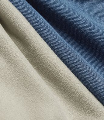 Jean décontracté en coton, molletonné, à taille haute, coupe droite, avec poches