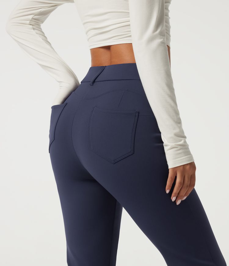 SoftlyZero™ Plush Thermal High Waisted Skinny Casual Pants with Pockets