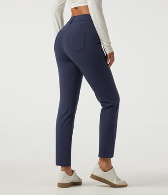 SoftlyZero™ Plush Thermal High Waisted Skinny Casual Pants with Pockets