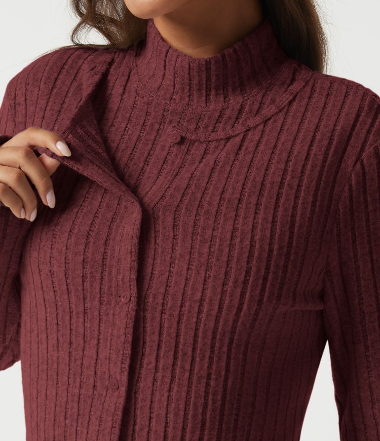 Mock Neck Long Sleeve 2 Piece Bodycon Work Midi Dress Mock Neck Long Sleeve 2 Piece Bodycon Work Midi Dress