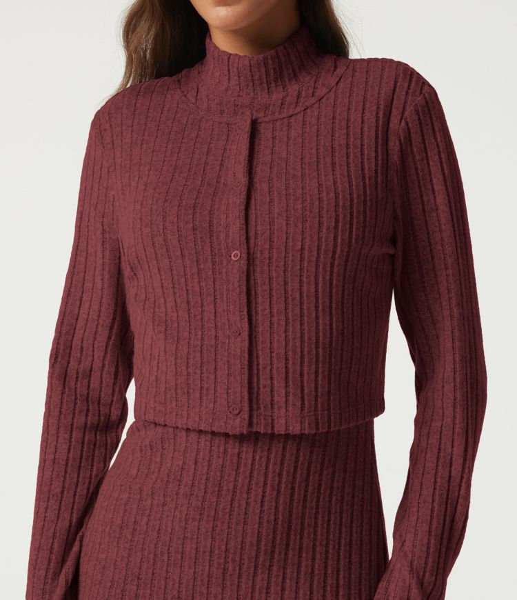 Mock Neck Long Sleeve 2 Piece Bodycon Work Midi Dress Mock Neck Long Sleeve 2 Piece Bodycon Work Midi Dress