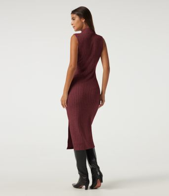 Mock Neck Long Sleeve 2 Piece Bodycon Work Midi Dress Mock Neck Long Sleeve 2 Piece Bodycon Work Midi Dress