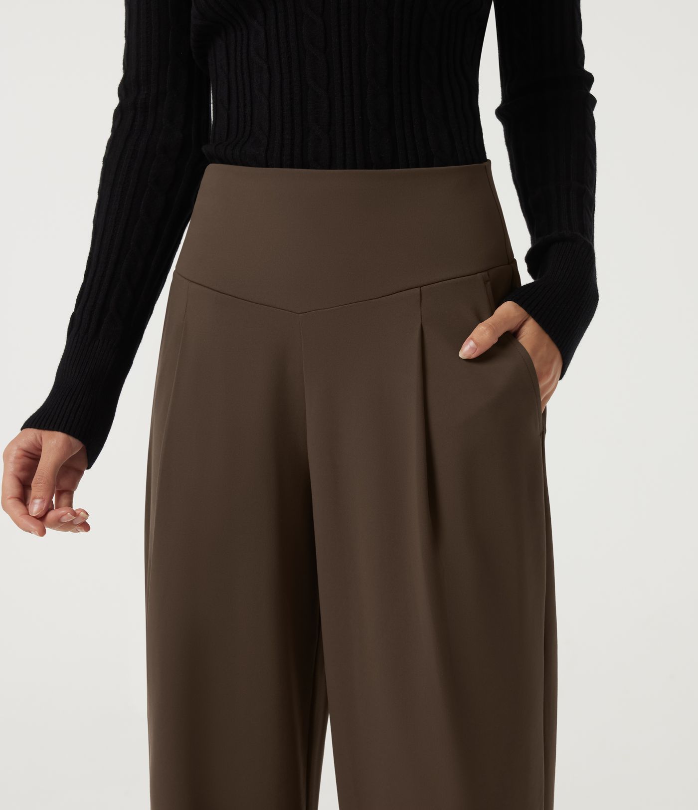 Halara Flex™ DayStretch High Waisted Wide Leg Work Pants with Pockets Halara Flex™ DayStretch High Waisted Wide Leg Work Pants with Pockets