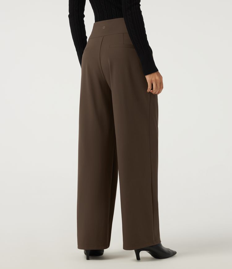 Halara Flex™ DayStretch High Waisted Wide Leg Work Pants with Pockets Halara Flex™ DayStretch High Waisted Wide Leg Work Pants with Pockets