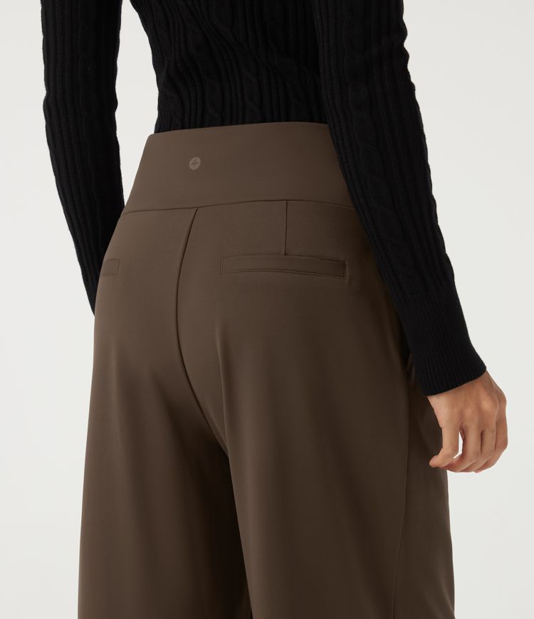 Halara Flex™ DayStretch High Waisted Wide Leg Work Pants with Pockets Halara Flex™ DayStretch High Waisted Wide Leg Work Pants with Pockets