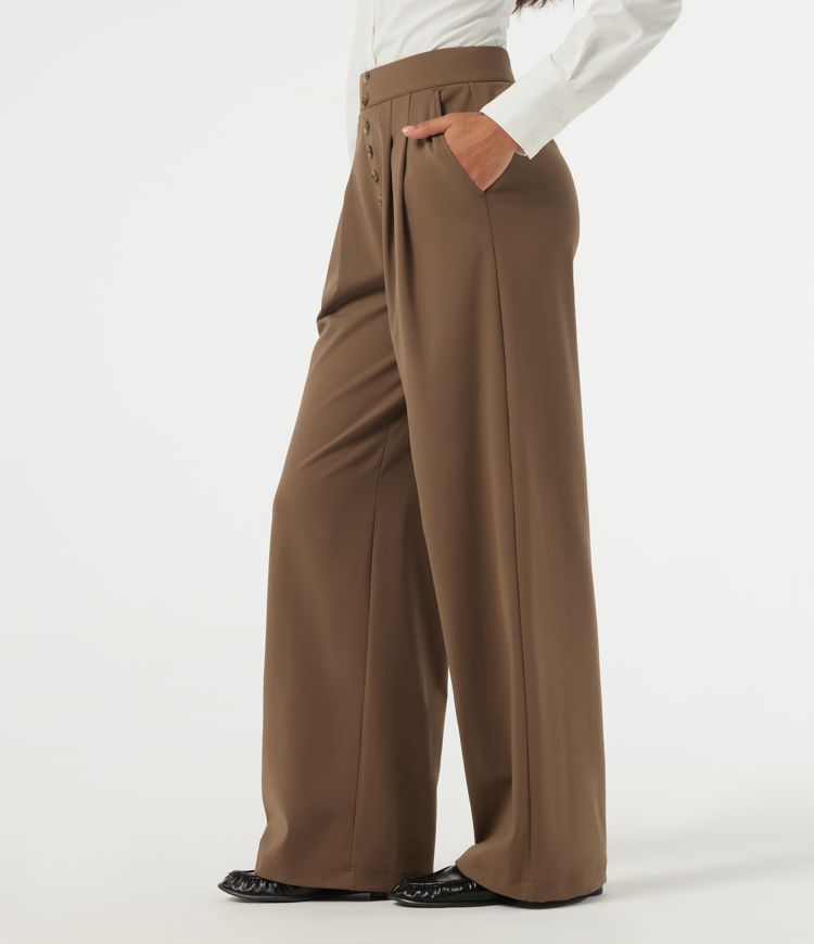 Halara Flex™ DayStretch High Waisted Straight Leg Work Pants with Pockets