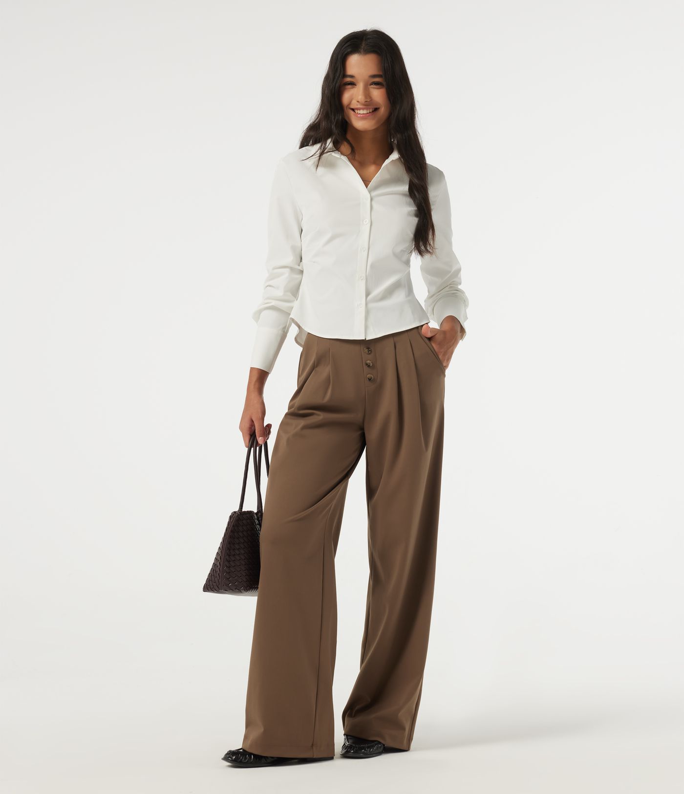 Halara Flex™ DayStretch High Waisted Straight Leg Work Pants with Pockets
